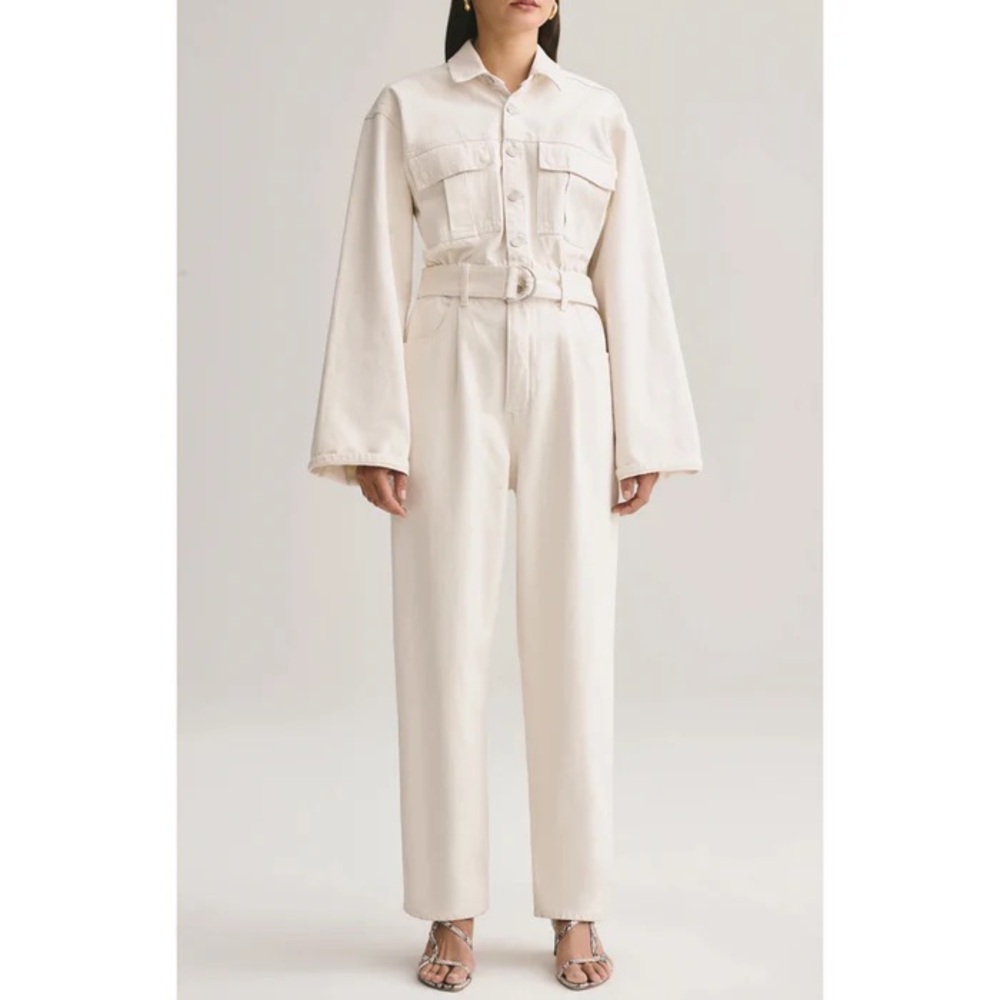 AGOLDE Tatum Jumpsuit - Paper - Sz L
